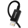 Baseus CALYS-C01 Superior Fast Charging Dátový Kábel USB to Lightning 2.4A 2m Black