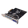 AKASA PCIe karta 2xUSB 3.2 Gen 2 Type-C a 3xType-A