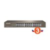 Tenda TEF1024D - 24x 10/100 Mb/s Fast Ethernet Switch,Fanless-bez ventilátorů, Rackmount,6kV ochrana