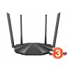 Tenda AC19 WiFi AC Router 2100Mb/s, 1x GWAN, 4x GLAN, 1x USB,VPN, IPv6,4x6dBi,4x4 MU-MIMO, CZ AC2100