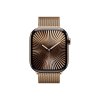apple watch series 10 46mm gold titanium gold milanese loop pure front screen usen t 0 1 2