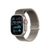 apple watch ultra 2 49mm natural titanium milanese s