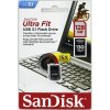 SanDisk Ultra Fit/128GB/USB 3.1/USB-A/Čierna