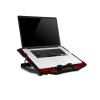 EVOLVEO Ania 5R, chladiaca podložka pre notebook, 5x ventilátor, červené podsvietenie