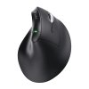 Trust Vyran/Vertikálna/Optická/Pre pravákov/4 800 DPI/USB+BT/Čierna