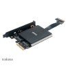 AKASA adaptér dual M.2 do PCIex s chladičom RGB