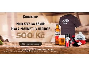 poukaz 2025 500 Kc předměty
