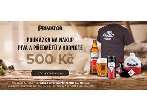 poukaz 2026 500 Kc předměty