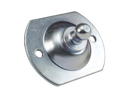 Konzola k plynové vzpěře plochá 41x22,5mm, kulový čep pr. 10mm, ocel