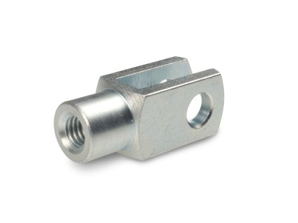 Vidlice k plynové vzpěře 8x16, otvor 8mm, pro závit M8, ocel