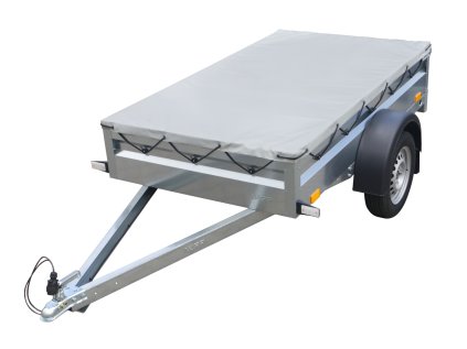 Plachta PRAKTIK 2 přes bočnice šedá recykl. + přísl.