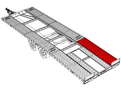 Plech pojezdový VAPP 2506/436 mm (PZ k PAV 3.x/x.x/1.96)