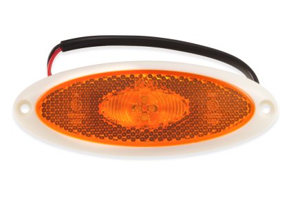 Svítilna boční obrysová LED Jokon SMLR 2010, 12V,  s odrazkou (bílé tělo)