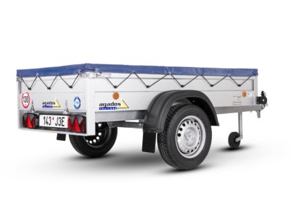 Plachta přes bočnice Handy 7, NP-3, NP-13, modrá RAL5013