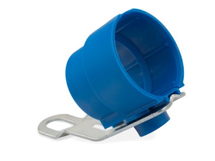 VAPP držák zástrčky 7/13 pól. otočný modrý