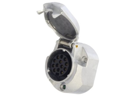 Zásuvka 13 pólů 12 V kovová, VAPP