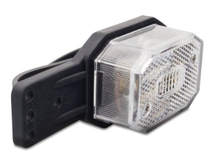 Svítilna přední obrysová Aspöck Flexipoint I, s odrazkou na držáku