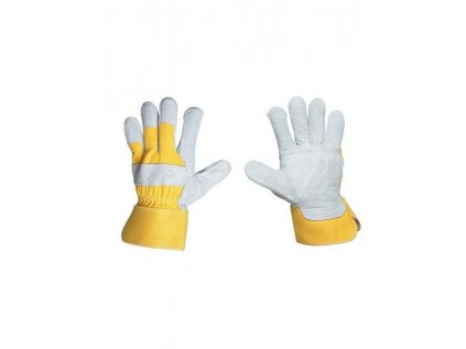 Rukavice EIDER hovězí šedá štípenka