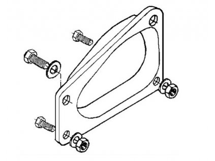 Kryt boční navijáku AL-KO Compact 900 pro převodovku (sada)