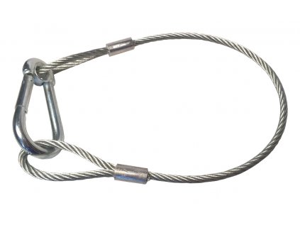 Lanko bezpečnostní záchytné s karabinou KNOTT 750 kg