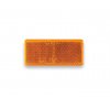 Odrazka oranžová 90x40 mm samolepicí