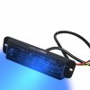 Výstražná záblesková svítilna VISIONPRO, 6x LED, modrá, plochá