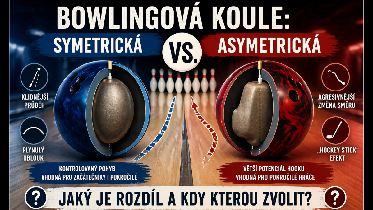 Bowlingová koule: Symetrická vs. Asymetrická