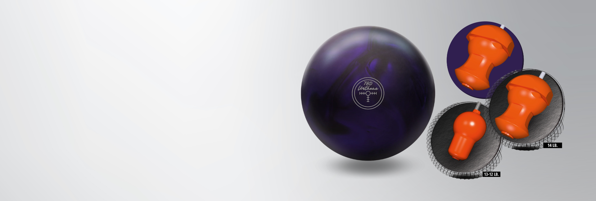Bowlingová koule Hammer Purple Pearl Urethane 78D – urethanová koule pro maximální kontrolu na krátkých a středních olejových podmínkách