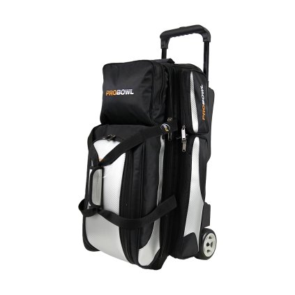 Roller na 3 koule, ProBowl Deluxe, černo/stříbrný 01