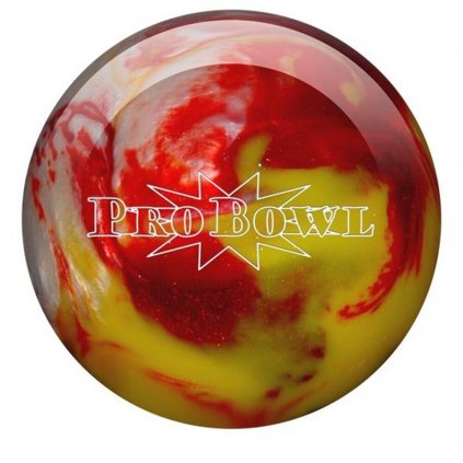Bowlingová koule Pro Bowl Red/Yellow/Silver
