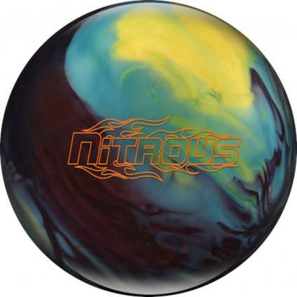 Bowlingová koule Nitrous Black Cherry/Yellow/Blue