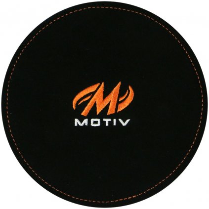 Semišová utěrka Motiv, černá