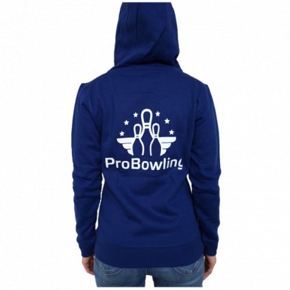 dámská mikina probowling modrá 3