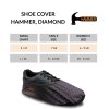 Návleky na boty Hammer Diamond, info tabulka EN