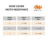 Návleky na boty motiv resistance, info tabulka EN
