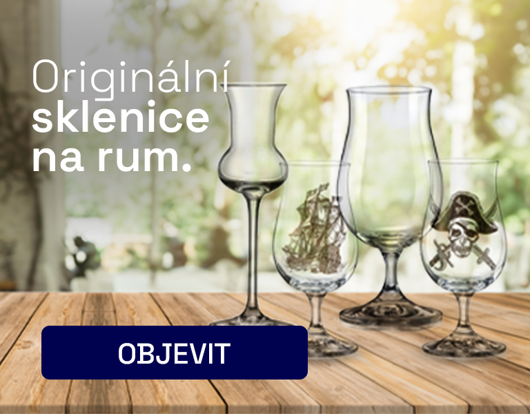 Crystalex Bohemia Crystal sklenice na rum