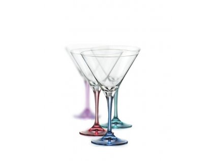 Sklenice na martini Spectrum 290 ml, 4 ks (mix barev) 1