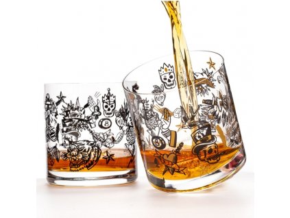 Sklenice na whisky Tattoo 410 ml, 2 ks 1