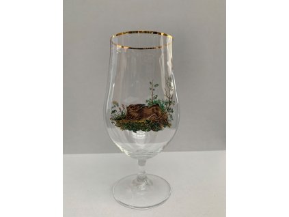 Sklenice na pivo Zajíc 550 ml, 1 ks 1
