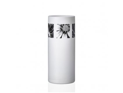 Váza White & Flower Ornament 260 mm, 1 ks