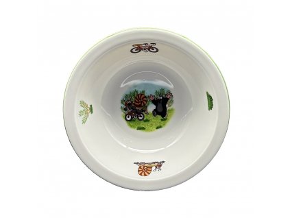 Dětská porcelánová miska Krtek a šnek, průměr 165 mm, THUN 1794, 1 ks 1