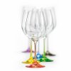 Crystalex sklenice na bílé i červené víno Viola Rainbow 350 ml, 6 ks (mix barev)_1