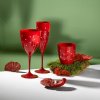 Sklenice na šampaňské Red And Dots 220 ml, 6 ks 2