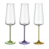 Crystalex sklenice na šampaňské Alex Rainbow fresh 210 ml, 6 ks (mix barev)_2