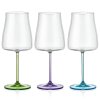 Crystalex sklenice na červené víno Alex Rainbow fresh 600 ml, 6 ks (mix barev)_2