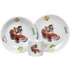 Dětská porcelánová sada Krtek a auto, THUN 1794, 3 ks 1