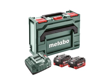 METABO základní sada 2x LiHD 5,5 Ah + MetaBOX