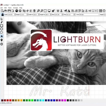 LIGHTBURN - software pro laserové gravírování a řezání