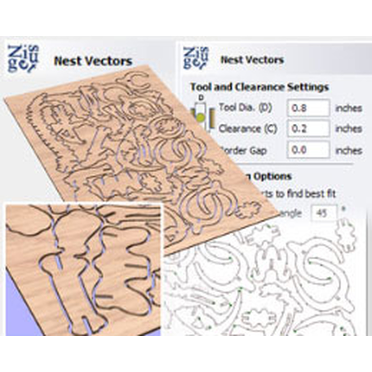 Vectric - CUT2d desktop