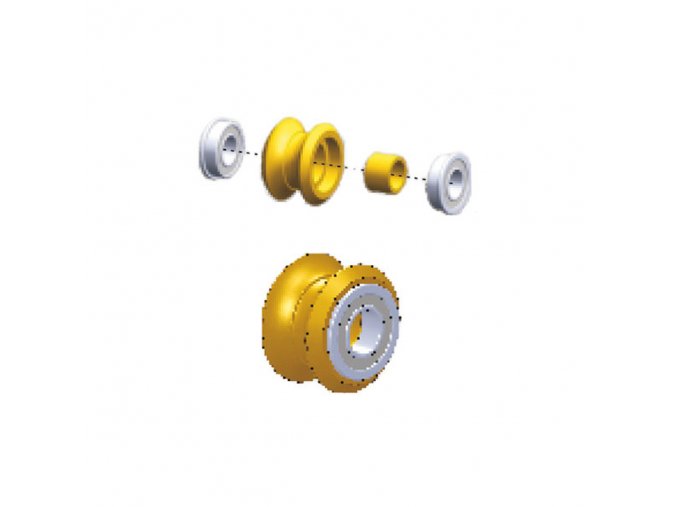 track roller d24x158mm